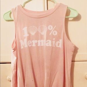 Pink Art Class mermaid shirt